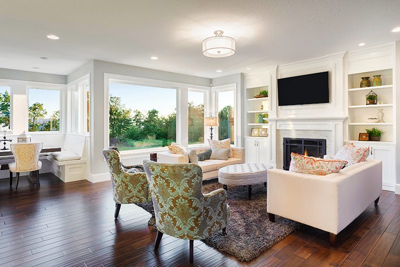 Living Room in New Luxury Home